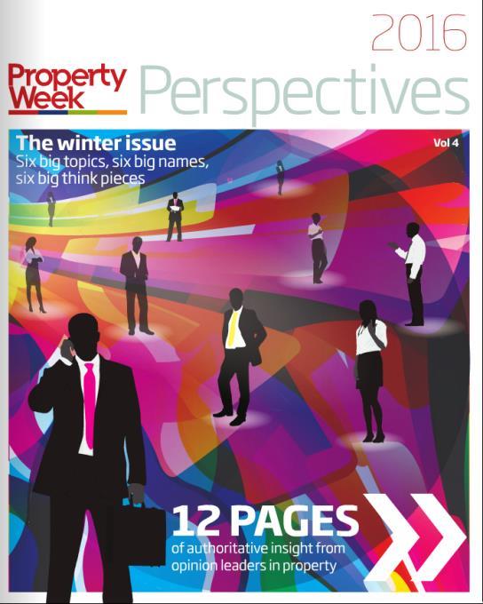 chance to sponsor sections of Property Week perspectives as a cost effective way