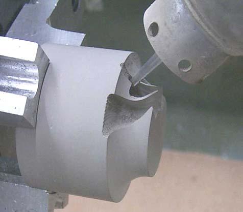 IR/NREC has worked with Kyocera since 1999 Performing feasibility machining trials of