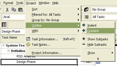 work as a group for the Design Phase is inside the group Definition