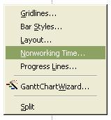 Step by Step Example (Step 5 Adjust the Gantt Chart) 1.