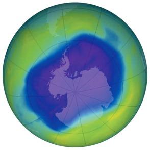 Ozone Depletion in Stratosphere Ozone thinning/hole First identified in 1985 over