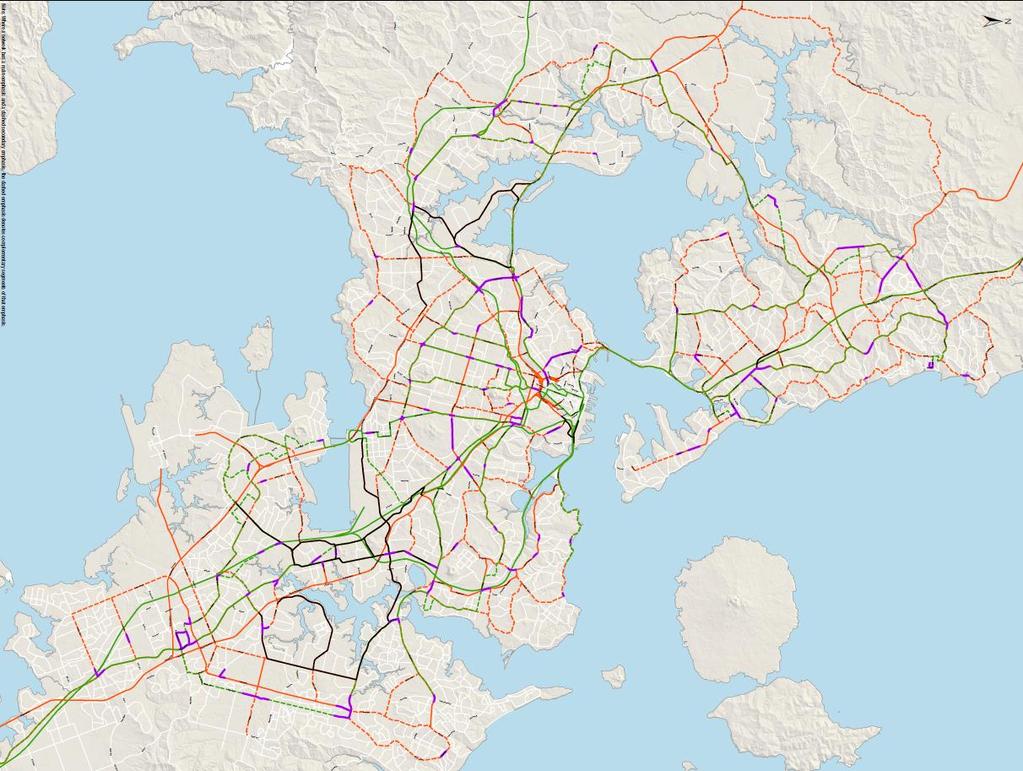 Figure 3 Auckland Networks as One System The benefits of the AITP will be to improve the coordination and prioritisation of Auckland s transport programme.