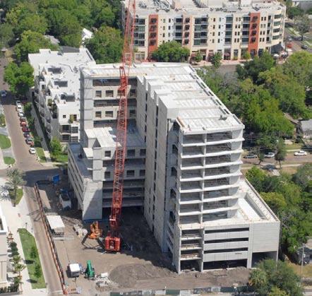 Executive Summary This report is an analysis and confirmation study of the lateral system of 101 Eola Dr, a 12 story, 130 foot tall precast concrete structure in Orlando, FL.