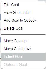 Example Goal Plan Creating a Sub-Goal 1.