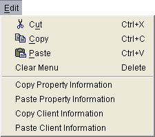 Copying and Transferring Project and Client Information You can copy or transfer the information entered in an existing Project Information or Client Information Folders a New or Project This saves