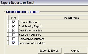 Sending your reports to others via Excel or PDF Your report can be quickly exported to Excel or PDF as follows; 1. Select on the Reports menu either Export to Excel or PDF 2.