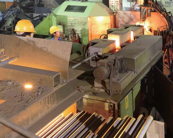 EQUIPMENT PRODUCTION Studs ZhongJiang has in-house heat treatment line to produce a wide variety of studs