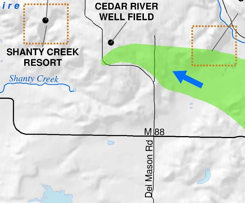 Cedar River Well Field (CRWF) Supplies drinking water to the MAWSA.