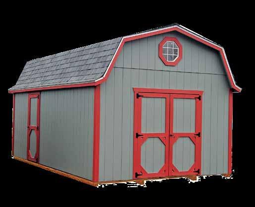 The 6 6 Sidewall Barn If you are looking for the ultimate storage shed, giving you the most cubic feet per dollar, then the Mentor Window 6 6 Sidewall is the