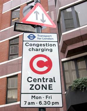 Cordon Congestion Tolls are Being Used in Many Countries Concept: charge drivers a fee to enter congested area during peak hours Experience to date London, Singapore, Stockholm successful London