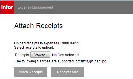 Click Done after message that receipt(s) were uploaded successfully appears Option 3 Scan a packet of receipts (Recommended/Best Practice) 1.