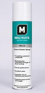 Molykote D-321 R anti-friction coating Air dry coating for high temperature applications. For metal/metal combination with slow to medium fast movements and high loads.
