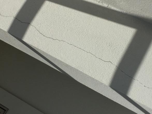 Any thicker cracks should be grinded out and retextured.