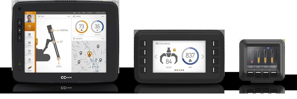 THE CCPILOT DISPLAY PLATFORM ENABLES A PREMIUM USER EXPERIENCE WITH STATE-OF-THE-ART DISPLAY