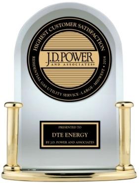 DTE Energy has achieved Highest in Customer Satisfaction With Business and Large Residential Natural Gas Service Providers in the Midwest * J.D. Power Gas Utility Residential Gas Customer Satisfaction Ranking Midwest Region: Large Segment 2014 2013 2012 J.