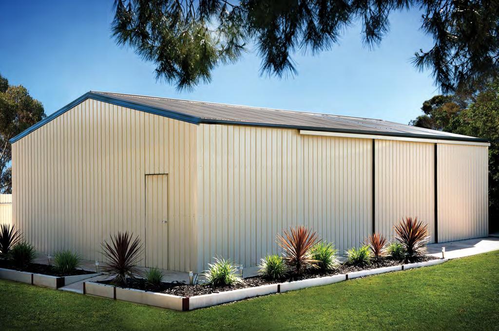 GARAGES WHAT A DIFFERENCE A GARAGE WILL MAKE TO YOUR HOME. An Olympic Industries garage has a wide range of applications.