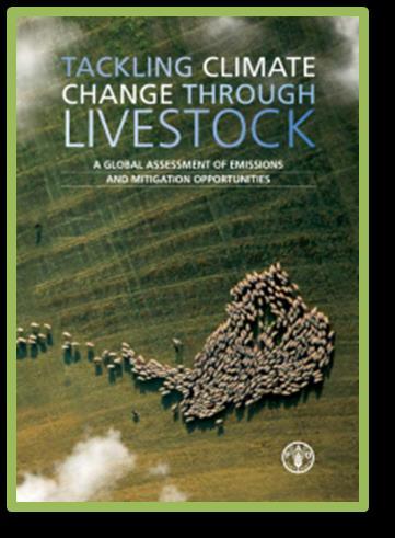 Greenhouse gas emisson from livestock 14,5% des émissions of total GHG emission Ruminant = 60% of the total emission from livestock Enteric methane = 40% of the total emission from livestock