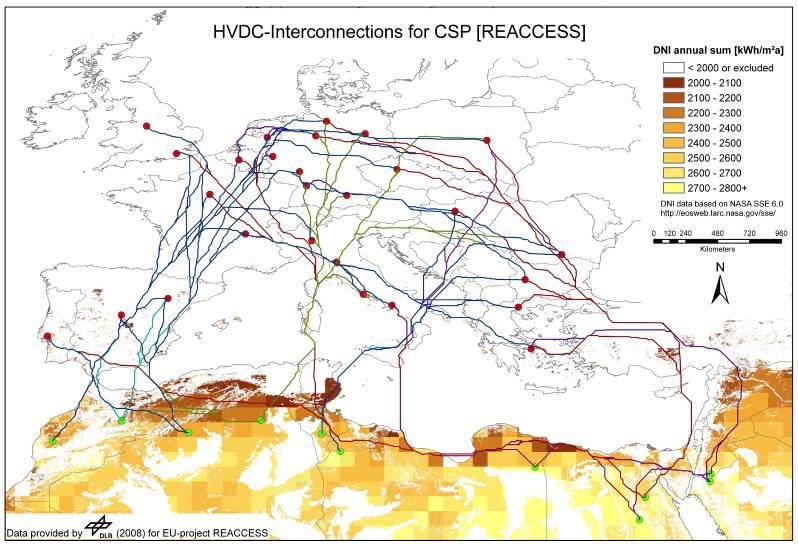 HVDC-Interconnections as Energy