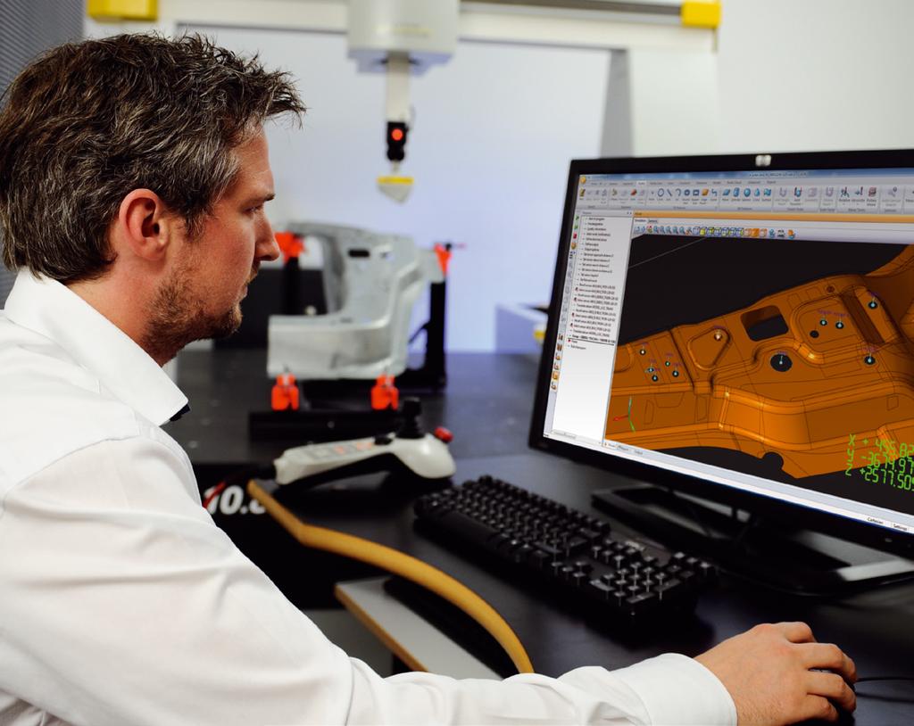 INTELLIGENT PROGRAMMING CAMIO provides a rich programming environment, with intuitive software tools and drag-and-drop functionality for a broad range of metrology applications.