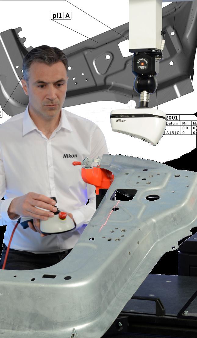 CHOOSE THE RIGHT PROBE FOR THE JOB Laser scanner High speed measurement with interactive 3D