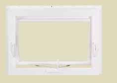 proper nail location for quick, easy installation + Double weather stripping enhances + Easy-to-operate casement window opens a full 90 degrees for maximum ventilation and comfort + Concealed hinge