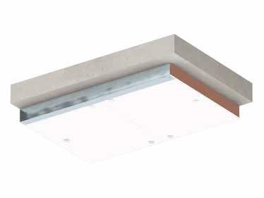 Proprietary Grid Systems l Kingspan Kooltherm K110 PLUS Soffit Board can also be fixed to a proprietary grid system comprising metal furring bars or timber battens.