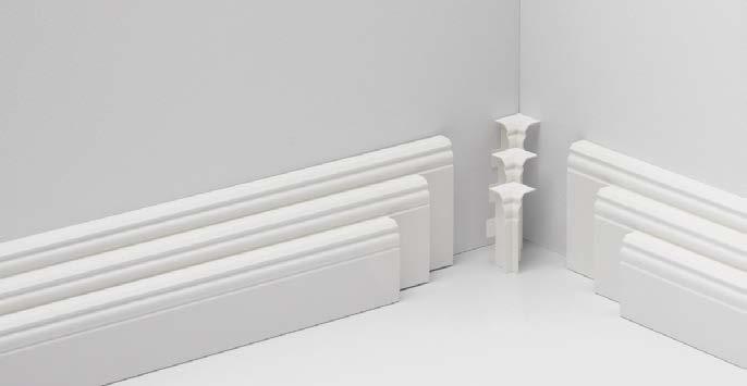 Depending on the condition of the substrate (masonry), clip or glue joints can be used for optimum wall mounting.