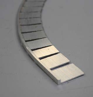 DT036 Mill finish aluminum Subtle join 1/16 (2mm) vinyl to carpet