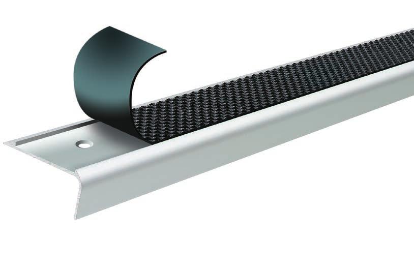 STAIRNOSING Manufactured from anodized aluminum, Tredsafe nosings are the smart way to finish a stair: hard-wearing and easy to install, these nosings are well designed and neatly finished.