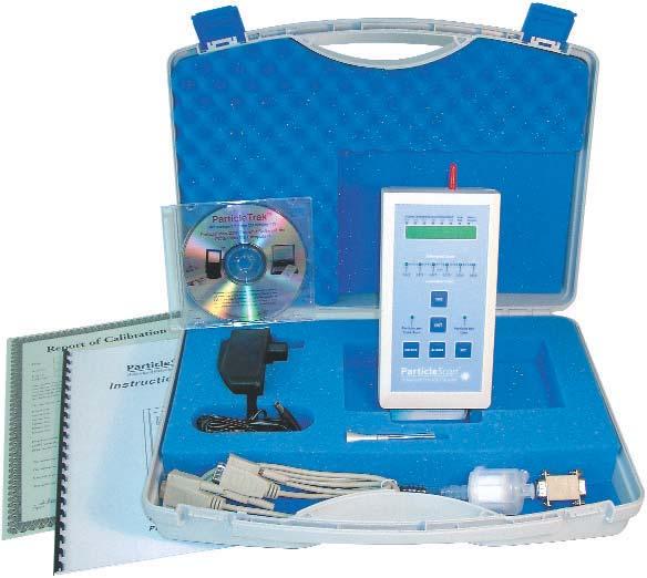 The ParticleScan Kit Polypropylene Carrying Case for superior protection in the field ParticleScan Pro/CR incl.