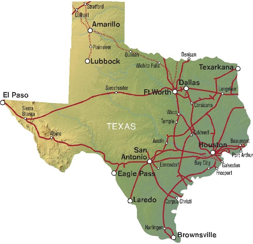 $4+ Billion of Total Economic Impact! 2014 Union Pacific in Texas Miles of Track: 6,310 Annual Payroll: $741.5 M In-State Purchases: $2.