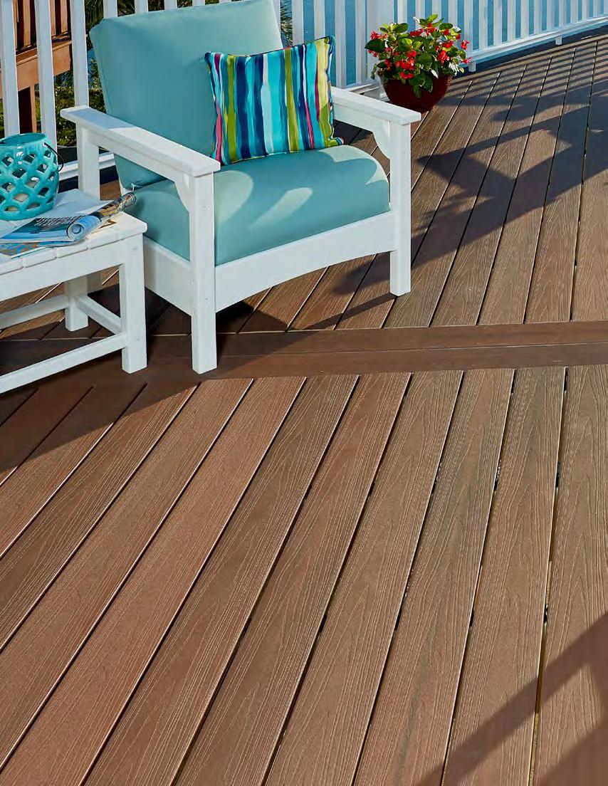 ProTect Advantage Decking in Chestnut.