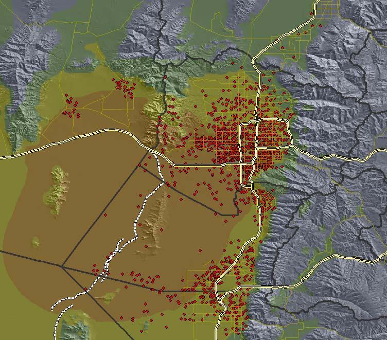 Direct Building Economic Loss - Earthquake Scenario: Great Salt Lake Segment, UT BOX ELDER WEBER M 7.0 Great Salt Lake Segment Earthquake DAVIS 15 84 MORGAN PGA (% g's) <0.02 0.02-0.04 0.04-0.09 0.