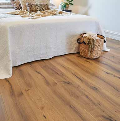 Replicating chic oak designs and textures, our exclusive Plantino Laminate Deluxe flooring can easily be mistaken for the