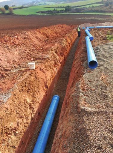 land pipelines, water