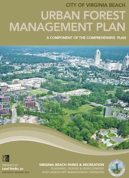PLANNING URBAN FORESTS The plan addresses the forest, the community, & the management approach.
