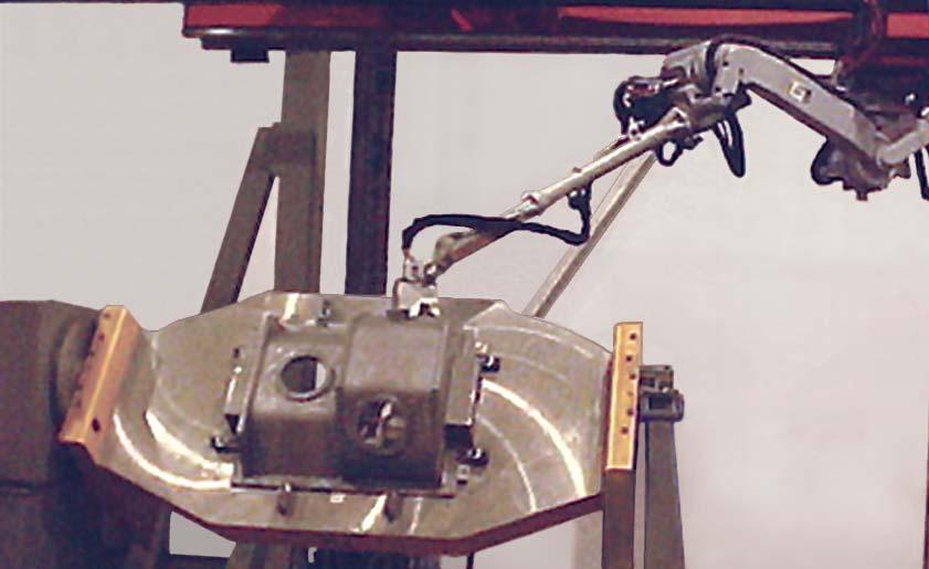 plants: AWS certifi ed welders SubArc Welding: Deep penetration and extremely high deposition rate & speed ROBOTIC WELDING CELL: