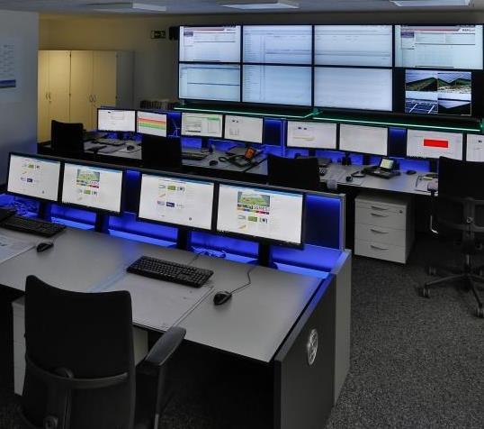 Never out of sight. Our control centers.