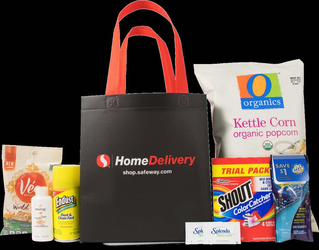 Subscription & Loyalty Marketing Safeway Home Delivery Welcome Bag