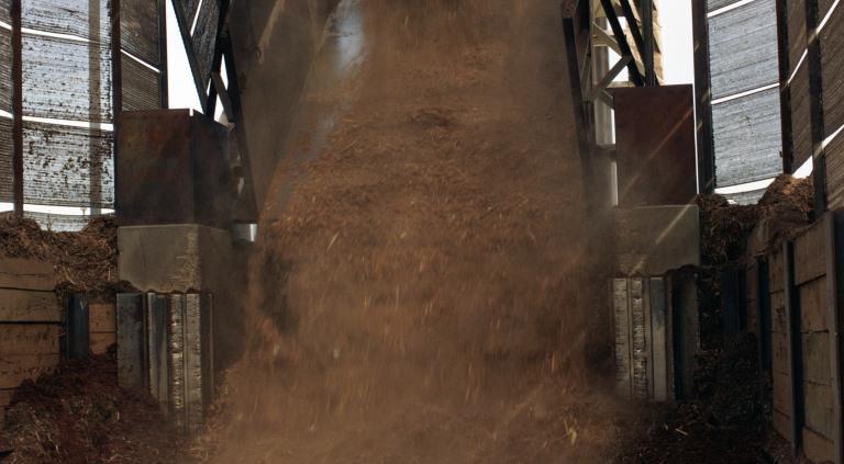 Biomass Power Boilers Clear, dry wood chips arrive at a