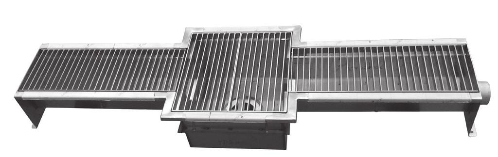 Cover options: 4Solid or slotted 1/2 cover plate 4Chemgrate or stainless steel bar