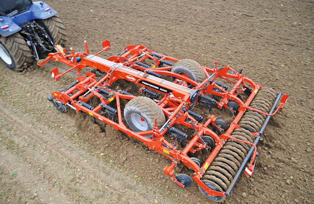 HIGH SPEED STUBBLE CULTIVATION DISCS ONLY 7 to 10 cm 40 to 55 hp/m Make the most of the