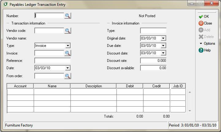 7 Working With Vendors Sage DacEasy Accounting User s Guide Using the Payables Ledger Use the Payables Ledger to update vendor balances.