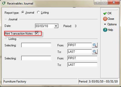 8 Working With Customers Sage DacEasy Accounting User s Guide 3 Select OK to access the Report Layout dialog box.