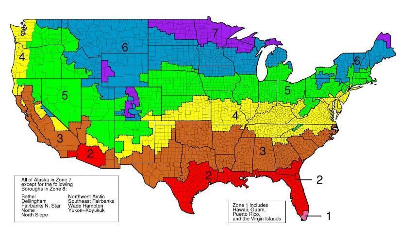 IECC Climate Zones Climate Zone IECC classifies each geographic location 1-8 Based on historical: