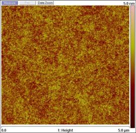 1. Atomic Force Microscopy of PPF and e-beam carbon A Freshly made PPF B After e-beam C deposition RMS = 0.355 nm RMS = 0.418 nm Figure S1.