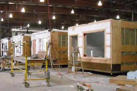Prefab or modular building systems can have advantages over traditional on-site construction: can be ambiguous whether site labour or the plant is responsible for making the repairs; and Modular