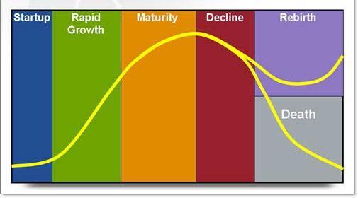Life Cycle of a Business CHALLENGES re-gaining traction in market
