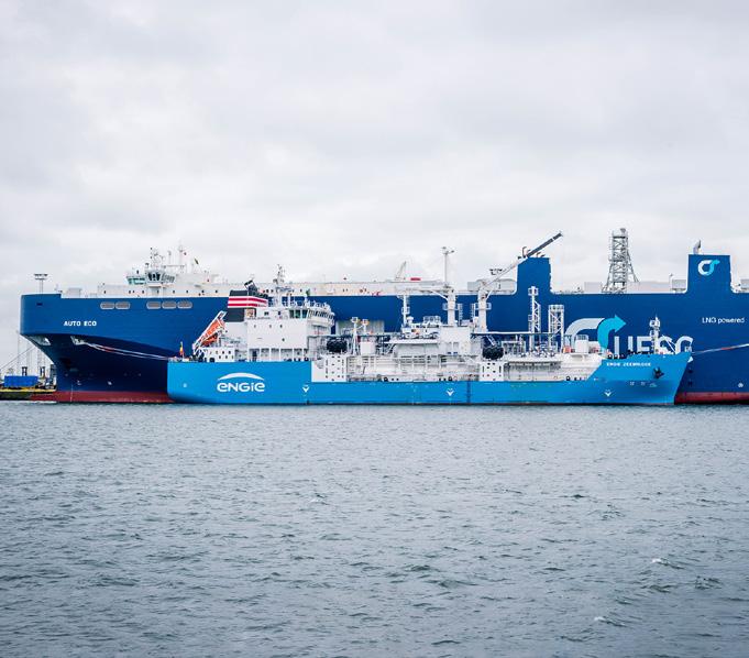 are continuing to bet on LNG s potential by ordering LNG-fuelled vessels.