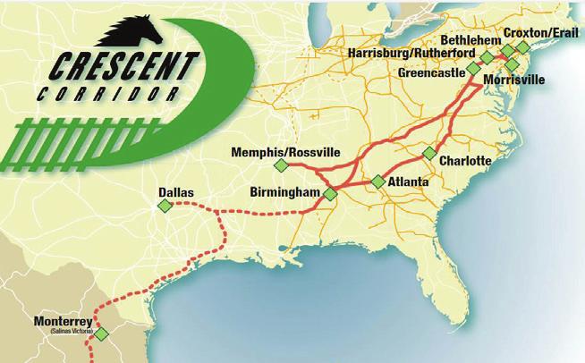WHY INTERMODAL When the Crescent Corridor initiative is fully implemented, it is anticipated that 1.